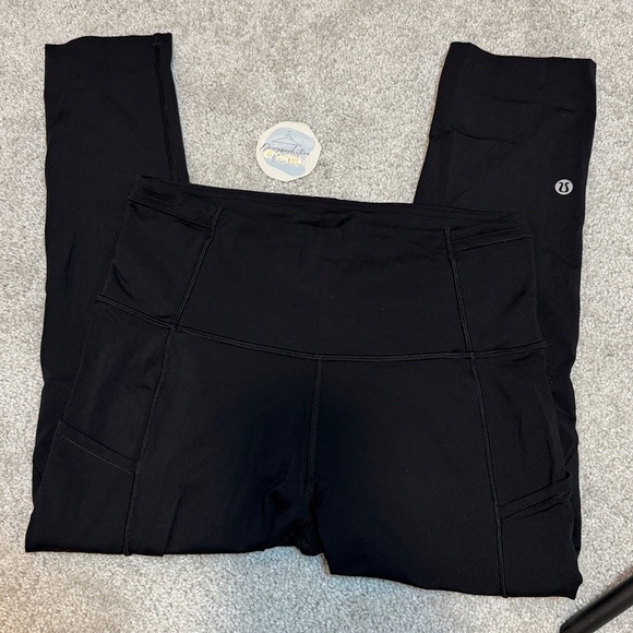 lululemon Fast & Free Crop Nulux 19” Black Leggings - Picture 4 of 4